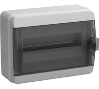 Корпус пластиковый IEK TEKFOR КМПн-12 IP65 черная прозрачная дверь TF5-KP72-N-12-65-K03-K02