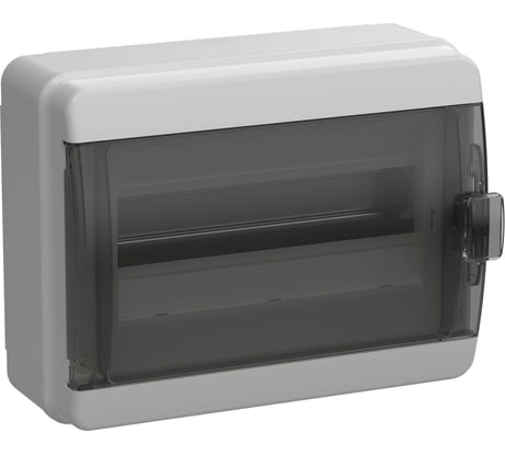 Корпус пластиковый IEK TEKFOR КМПн-12 IP65 черная прозрачная дверь TF5-KP72-N-12-65-K03-K02