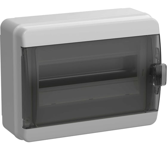 Корпус пластиковый IEK TEKFOR КМПн-12 IP65 черная прозрачная дверь TF5-KP72-N-12-65-K03-K02