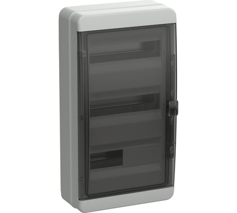 Корпус пластиковый IEK TEKFOR КМПн-36 IP65 черная прозрачная дверь TF5-KP72-N-36-65-K03-K02