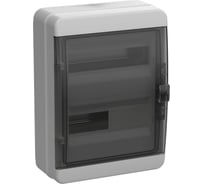 Корпус пластиковый IEK TEKFOR КМПн-24 IP65 черная прозрачная дверь TF5-KP72-N-24-65-K03-K02
