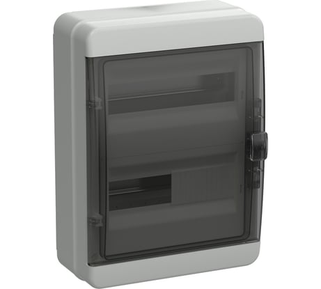 Корпус пластиковый IEK TEKFOR КМПн-24 IP65 черная прозрачная дверь TF5-KP72-N-24-65-K03-K02