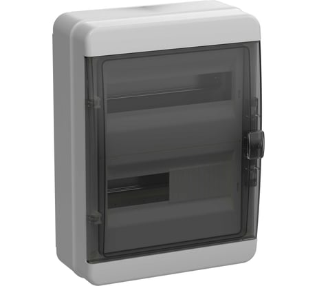 Корпус пластиковый IEK TEKFOR КМПн-24 IP65 черная прозрачная дверь TF5-KP72-N-24-65-K03-K02