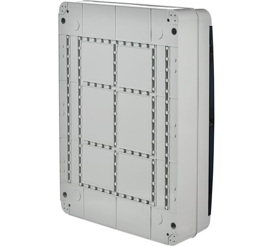 Корпус пластиковый IEK TEKFOR КМПн-54 IP65 черная прозрачная дверь TF5-KP72-N-54-65-K03-K02