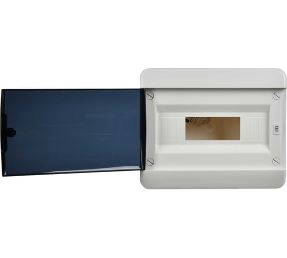 Корпус пластиковый IEK TEKFOR ЩРН-П-12 IP41 черная прозрачная дверь TF5-KP12-N-12-41-K01-K03