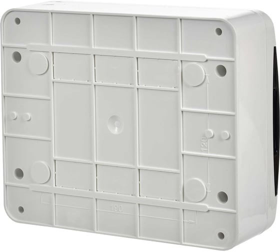 Корпус пластиковый IEK TEKFOR ЩРН-П-12 IP41 черная прозрачная дверь TF5-KP12-N-12-41-K01-K03