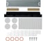 Корпус пластиковый IEK TEKFOR КМПн-8 IP65 черная прозрачная дверь TF5-KP72-N-08-65-K03-K02 5