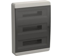 Корпус пластиковый IEK TEKFOR ЩРН-П-54 IP41 черн. прозр. дверь / BNK 40-54-1 TF5-KP12-N-54-41-K01-K03