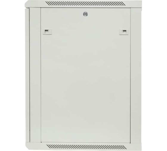 Шкаф настенный EKF 19" TERACOM PRO 12U 600x450 мм дверь стеклянная с замком-ручкой серый TRP-WLL-1264-40G