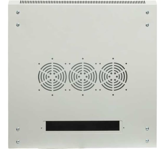 Шкаф настенный EKF 19" TERACOM PRO 12U 600x450 мм дверь стеклянная с замком-ручкой серый TRP-WLL-1264-40G