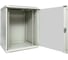 Шкаф настенный EKF 19" TERACOM PRO 9U 600x600 мм дверь стеклянная с замком-ручкой серый TRP-WLL-0966-40G 6