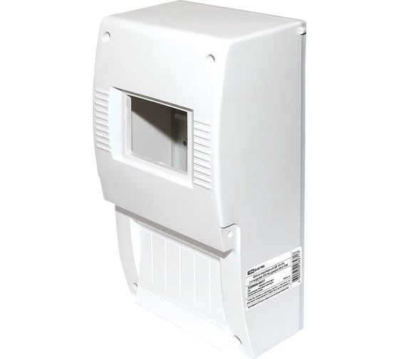 Квартирный щиток TDM ЩК 26-004, 2-6 модулей, DIN без дверки, IP20 SQ0906-0017