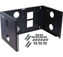 Рама настенная 19", поворотная TWT глубина 305 мм, 6U, черная TWT-FRWRT-6U-BK