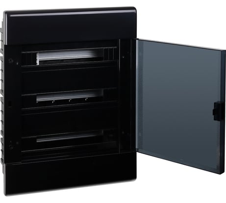 Щиток встраиваемый Рувинил серии Тусо на 54 модуля черный 645x116x464 мм 68154Ч