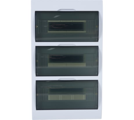 Бокс для наружной установки Lezard LUXRAY, ЩРН-П-36, с прозрачной крышкой, 36-и модульных устройств 731-2000-036