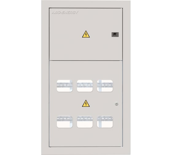 Этажный щит ABC-ENERGY ЩЭ-6 квартир, без слаботочного отсека 1000x580x135 IP31 STANDART ЩЭВ26-1005813-СТД 1