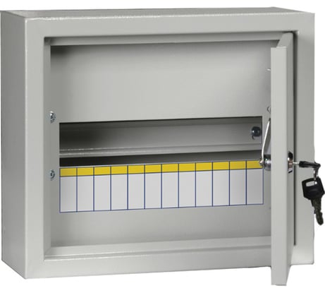 Металлический корпус IEK ЩРн-12з-1 38, УХЛ3, IP31, ИЭК MKM13-N-12-31-Z