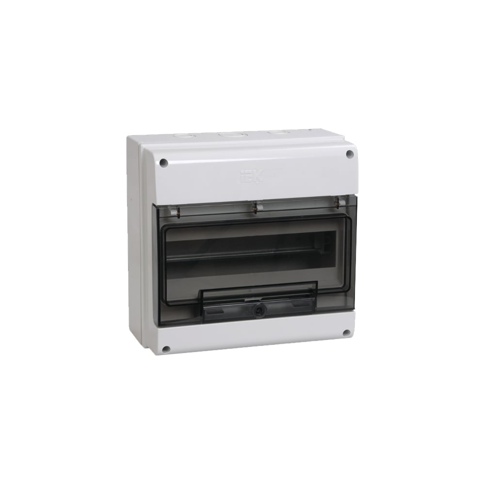 Щит IEK ЩРн-П-12 КМПн 1/12 прозрачная дверца, IP66, белый, ИЭК MKP73-N ...