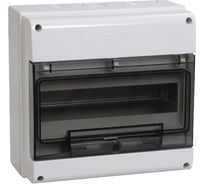 Щит IEK ЩРн-П-12 КМПн 1/12 прозрачная дверца, IP66, белый, ИЭК MKP73-N-12-66