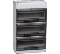 Щит IEK ЩРн-П-48 КМПн 3/48 прозрачная дверца, IP66, белый, ИЭК MKP73-N-48-66