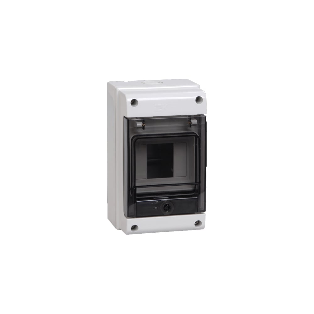 Щит IEK ЩРн-П-4 КМПн 1/4 прозрачная дверца, IP66, белый, ИЭК MKP73-N-04 ...