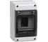 Щит IEK ЩРн-П-4 КМПн 1/4 прозрачная дверца, IP66, белый, ИЭК MKP73-N-04-66 1