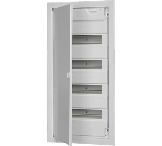 Щиток IEK ЩРв-П-56 КМПв4/56 металлическая дверца, IP30, белый, ИЭК MKP54-V-56-30-01