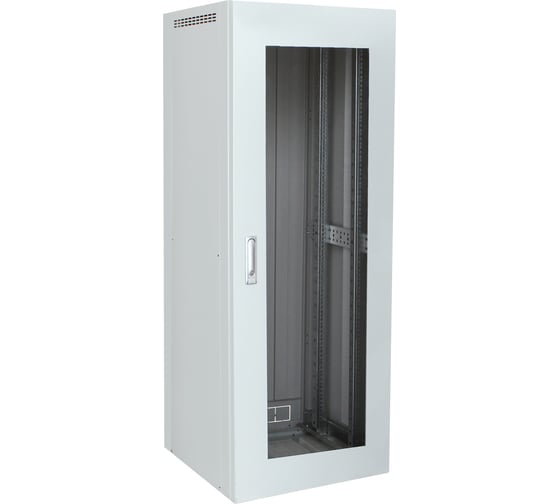 Шкаф напольный телекоммуникационный SUPRLAN стеклянная дверь ТН-24U-0606-СР-М 05-0110 1