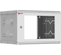 Телекоммуникационный настенный шкаф EKF 6U 600х450 дверь стекло, Astra серия PROxima ITB6G450D