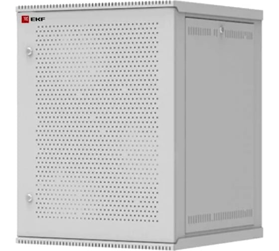 Телекоммуникационный настенный шкаф EKF 15U 600х650 дверь перфорированная Astra серия PROxima ITB15P650D