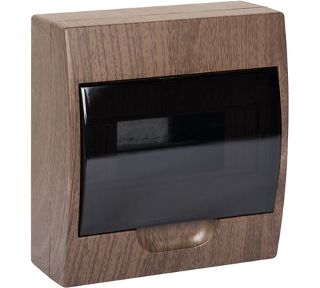 Распределительный навесной щит EKF ЩРН-П-8, IP41, PROxima, темное дерево pb40-n-8-dark