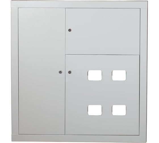 Этажный щит EKF ЩЭ, 4 квартиры, слаботочный отсек слева, IP31, PROxima SQmb10-v-4z