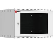 Шкаф EKF, телекоммуникационный, настенный, 6U, 600х450 мм, дверь стекло, серия Astra, PROxima, SQ ITB6G450