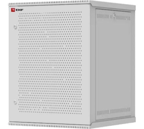 Телекоммуникационный настенный шкаф EKF 12U 600х650, дверь перфорированная Astra серия PROxima ITB12P650D 1