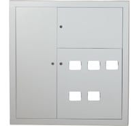 Щит EKF, этажный, ЩЭ 5 кв, слаботочный отсек слева, IP31, PROxima, SQ mb10-v-5z