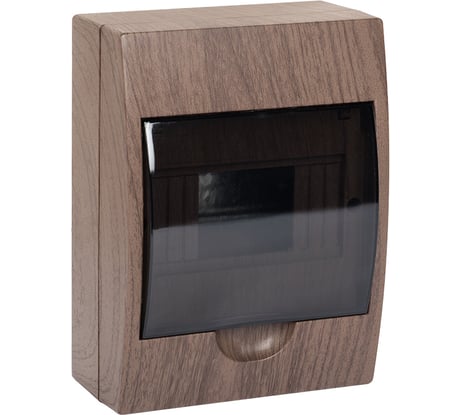 Щит EKF, распределительный, навесной, ЩРН-П- 6, темное дерево, IP41, PROxima, SQ pb40-n-6-dark