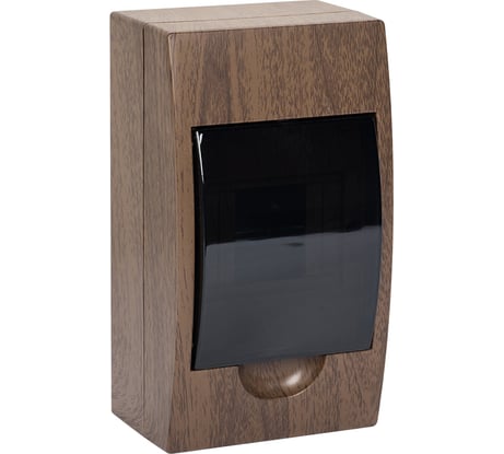 Щит EKF, распределительный, навесной, ЩРН-П-4, темное дерево, IP41, PROxima, SQ pb40-n-4-dark