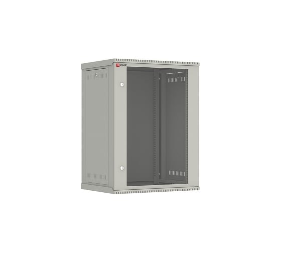 Шкаф EKF, телекоммуникационный, настенный, 15U, 600х450 мм, стеклянная дверь, серия Astra E, PROxima, SQ ITB15G450DE