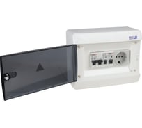 Щит распределительный ООО "Центр Энергии" НКУ ЩР40А UNK-08 (1x2С40, 2x1С16, розетка) 00-00005475