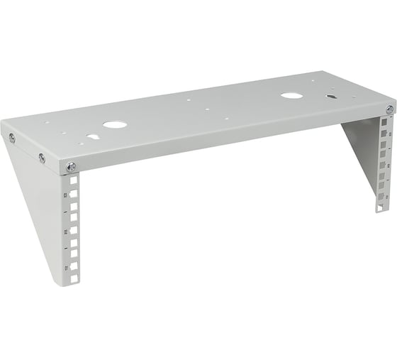 Настенный вертикальный кронштейн Cabeus 19" 3U, цвет серый NC-3U-V