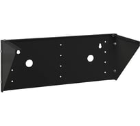 Настенный вертикальный кронштейн Cabeus 19" 4U, цвет черный NC-4U-V-BK