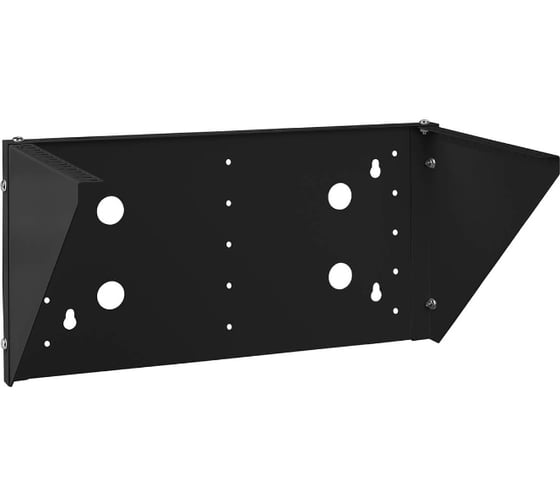 Настенный вертикальный кронштейн Cabeus 19" 5U, цвет черный NC-5U-V-BK 1