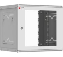 Шкаф EKF, телекоммуникационный, настенный, 9U, 600х350 мм, дверь стекло, серия Astra PROxima ITB9G350D