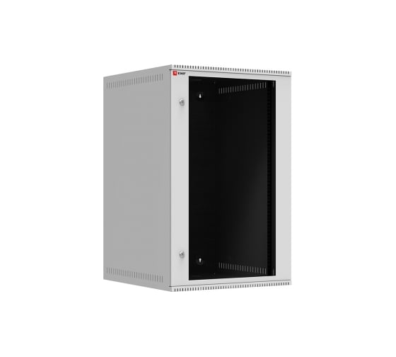 Шкаф EKF, телекоммуникационный, настенный, 18U, 600х350 мм, дверь стекло, серия Astra, PROxima ITB18G350 1
