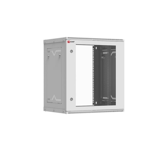Шкаф EKF, телекоммуникационный, настенный, 12U, 600х350 мм, дверь стекло, серия Astra, PROxima ITB12G350D 1
