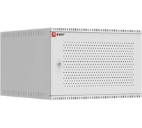 Шкаф EKF телекоммуникационный, настенный, 6U, 600х650 мм, перфорированная дверь, серия Astra A, Basic ITB6P650