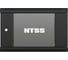 Шкаф настенный телекоммуникационный NTSS W 9U 600x600x500мм, 2 профиля 19, дверь стеклянная, боковые стенки съемные, задняя стенка, разобранный, черный RAL 9005 NTSS-W9U6060GS-BL 2