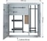 Корпус этажного щита TDM 3 квартиры, 1010х950х160 SQ0905-0162 3