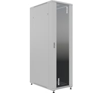 Шкаф напольный универсальный серверный NTSS R 22U 600x1000мм, 4 профиля 19, двери стекло и сплошная металл, боковые стенки съемные, регулируемые опоры, разобранный, серый RAL 7035 NTSS-R22U60100GS