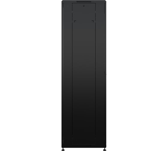 Шкаф напольный универсальный серверный NTSS R 42U 600x600мм, 4 профиля 19, двери стекло и сплошная металл, боковые стенки съемные, регулируемые опоры, разобранный, черный RAL 9005 NTSS-R42U6060GS-BL